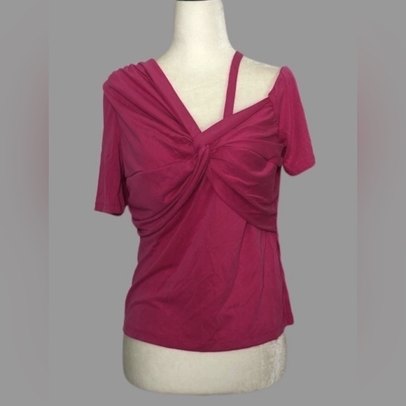 ANTHROPOLOGIE x SUNDAY IN BROOKLYN | Chic Pink Off-Shoulder Top - Picture 6 of 7